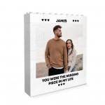 Personalised Photo Block Gift For Husband Boyfriend Missing Piec