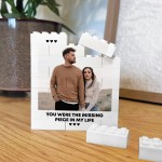 Personalised Photo Block Gift For Husband Boyfriend Missing Piec