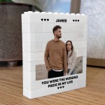 Personalised Photo Block Gift For Husband Boyfriend Missing Piec
