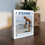 Personalised Brick Photo Block Thank You Gift for Stepdad