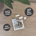Personalised Brick Photo Block Thank You Gift for Stepdad