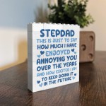 Funny Gift for Stepdad For Fathers Day Building Blocks Puzzle