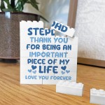 Stepdad Gift Building Block Puzzle Gift Thank You Gifts For Him