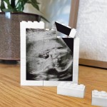 Personalised Baby Scan Photo Plaque Pregnancy Annoucement Gifts