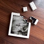 Personalised Baby Scan Photo Plaque Pregnancy Annoucement Gifts
