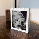 Personalised Baby Scan Photo Plaque Pregnancy Annoucement Gifts