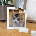 Personalised Cat Photo Plaque Cat Gifts For Cat Lover Block