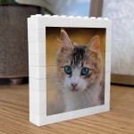 Personalised Cat Photo Plaque Cat Gifts For Cat Lover Block