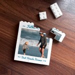 Personalised Father And Son Plaque Brick Photo Block Birthday