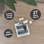Personalised Father And Son Plaque Brick Photo Block Birthday