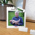 Grandad And Me Plaque Brick Photo Block Gift For Fathers Day
