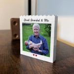 Great Grandad And Me Plaque Brick Photo Block Gift For Birthday