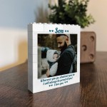 Gifts For Son Birthday From Mum And Dad Brick Photo Block