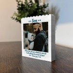 Gifts For Son Birthday From Mum And Dad Brick Photo Block