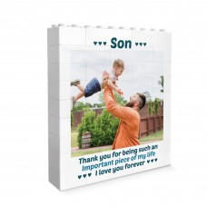 Son Gifts For Birthday Christmas Son Photo Block Personalised