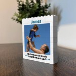 Son Gifts From Mum And Dad Brick Photo Block Gift For Birthday