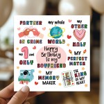 Happy Birthday Card For Boyfriend Kraft Envelope Birthday Card