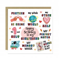 Birthday Card For Girlfriend Happy Birthday Card From Boyfriend