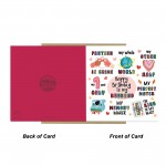 Happy Birthday Card For Husband With Kraft Envelope Included