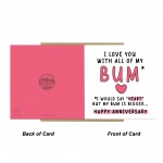 FUNNY Anniversary Card For Boyfriend Husband Love You Card