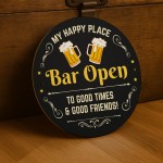 Bar Open Acrylic Sign Hanging Bar Signs For Home Bar Outside