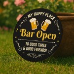 Bar Open Acrylic Sign Hanging Bar Signs For Home Bar Outside