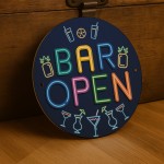 Bar Open Sign Hanging Garden Shed Garage Man Cave Signs Acrylic