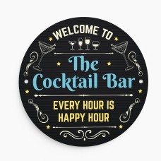 Cocktail Bar Sign Acrylic Bar Signs For Home Bar Outside Welcome