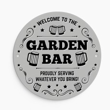 The Garden Bar Sign Acrylic Bar Signs For Home Bar Outside