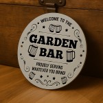 The Garden Bar Sign Acrylic Bar Signs For Home Bar Outside