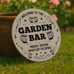 The Garden Bar Sign Acrylic Bar Signs For Home Bar Outside