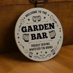 The Garden Bar Sign Acrylic Bar Signs For Home Bar Outside