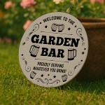The Garden Bar Sign Acrylic Bar Signs For Home Bar Outside