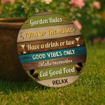 Garden Sign For Outdoor Garden Rules Sign Wall Mounted Sign
