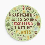 Garden Sign For Outdoor WET MY PLANTS Sign Wall Mounted Sign