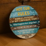 Hot Tub Sign For Outdoor Hot Tub Rules Sign Wall Mounted Sign