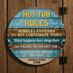Hot Tub Sign For Outdoor Hot Tub Rules Sign Wall Mounted Sign
