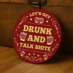 Funny Home Bar Sign Hanging Garden Shed Garage Man Cave Signs
