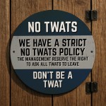 Rude Bar Sign For Home Bar Wall Mounted Sign For Man Cave Garage