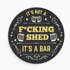 Funny Rude Bar Sign ITS A BAR Sign Wall Mounted Sign Man Cave