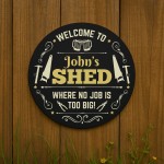 Personalised Shed Sign Any Name Door Wall Shed Plaque Garage