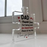 Gifts for Dad Fathers Day Puzzle Plaque Gift for Him Dad Gifts