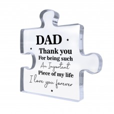 Gifts for Dad For Fathers Day Puzzle Acrylic Plaque Dad Gifts
