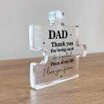 Gifts for Dad For Fathers Day Puzzle Acrylic Plaque Dad Gifts