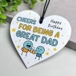 Cheers For Being A Great Dad Funny Birthday Gift From Daughter
