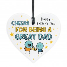 Cheers For Being A Great Dad Funny Fathers Day Gift
