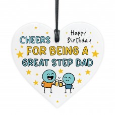 Cheers For Being A Great Step Dad Funny Birthday Gift