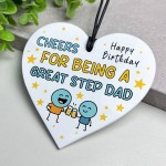 Cheers For Being A Great Step Dad Funny Birthday Gift