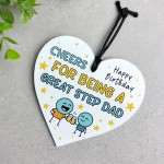 Cheers For Being A Great Step Dad Funny Birthday Gift