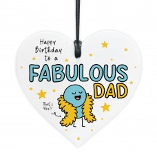 Funny Birthday Gift For Dad FABULOUS DAD From Daughter Son